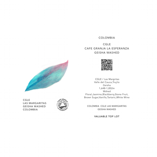 "CGLE" LAS MARGARITAS GEISHA / COLOMBIA