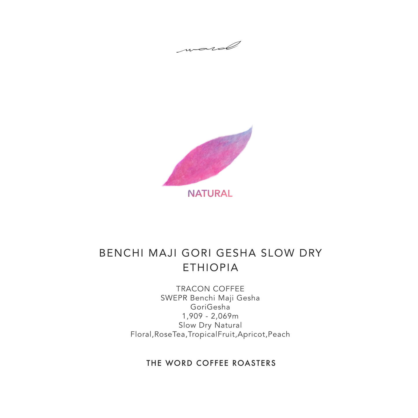 BENCHI MAJI GORI GESHA SLOW DRY / ETHIOPIA