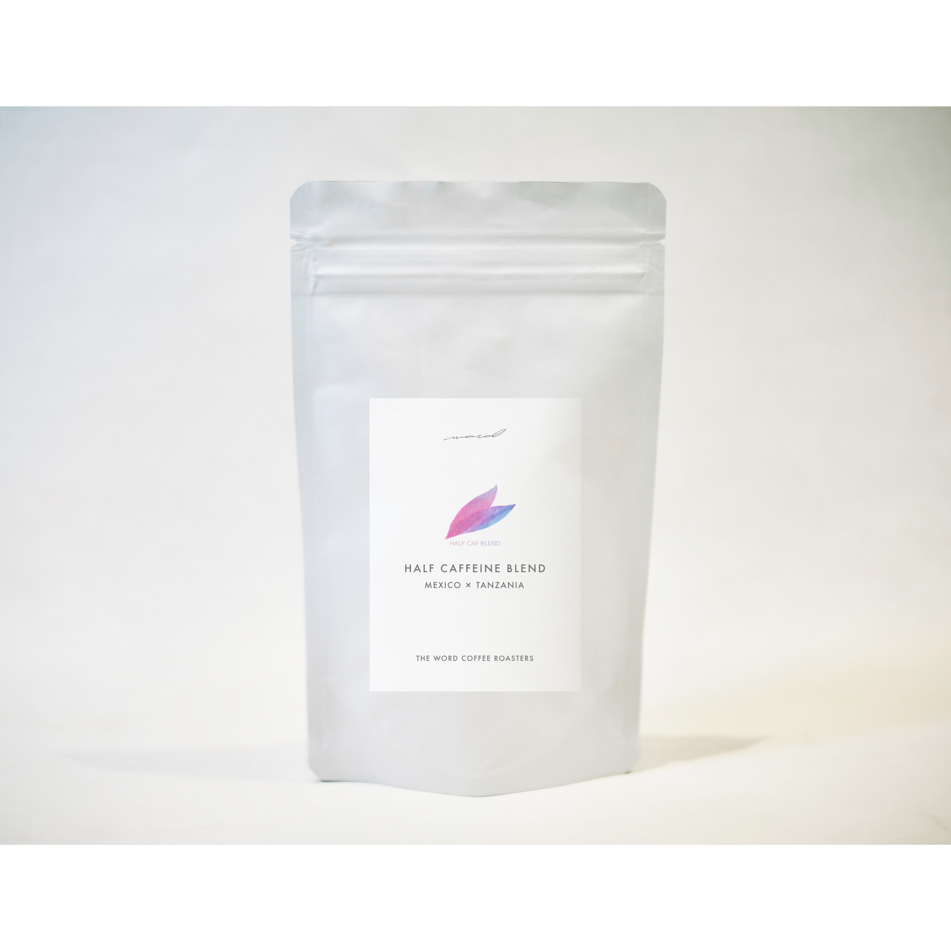 HALF CAFFEINE BLEND | MEXICO×TANZANIA
ハーフカフェインブレンド | メキシコ×タンザニア
THE WORD COFFEE ROASTERS TOKYO JAPAN|ザ・ワードコーヒー 東京　葛飾区　奥戸　新小岩　立石　スペシャルティコーヒー専門店