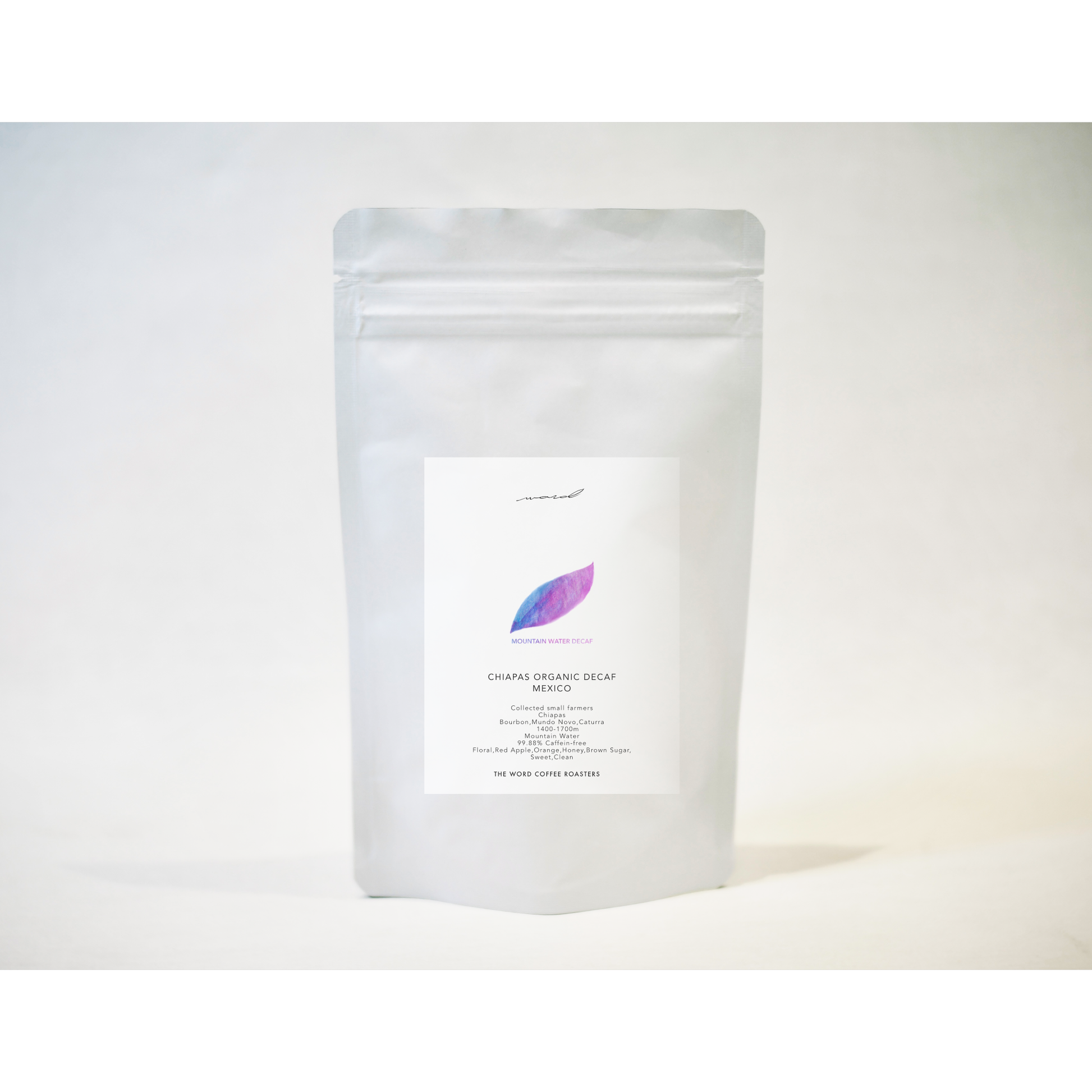 MEXICO CHIAPAS ORGANIC DECAF[CAFFEIN-FREE]
メキシコ　チアパス オーガニック デカフェ[カフェインフリー/カフェインレス]NEW CROP 2025|THE WORD COFFEE ROASTERS TOKYO JAPAN|東京 葛飾区 奥戸 新小岩 立石 スペシャルティコーヒー専門