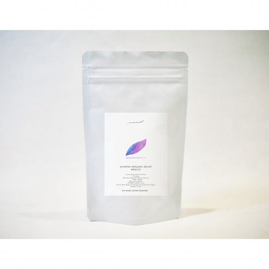 MEXICO CHIAPAS ORGANIC DECAF[CAFFEIN-FREE]
メキシコ　チアパス オーガニック デカフェ[カフェインフリー/カフェインレス]NEW CROP 2025|THE WORD COFFEE ROASTERS TOKYO JAPAN|東京 葛飾区 奥戸 新小岩 立石 スペシャルティコーヒー専門