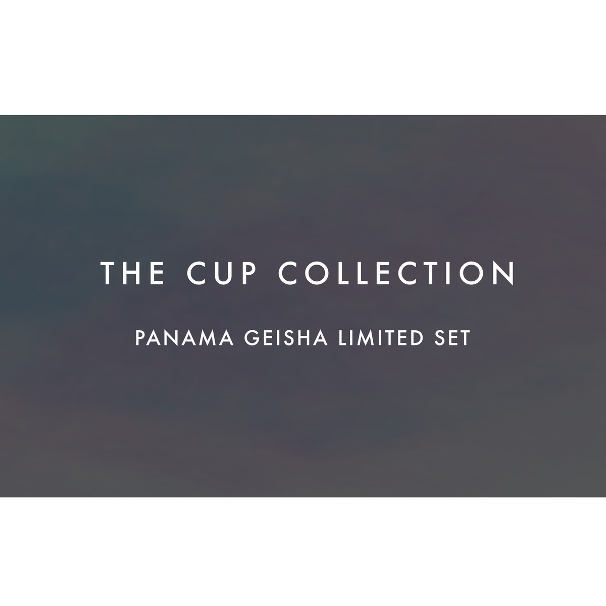 THE CUP COLLECTION：PANAMA GEISHA LIMITED SET
ザ・カップ コレクション：パナマ ゲイシャ リミテッドセット
TOP LOT PANAMA GEISHA 3種の、1Cup分（焙煎豆14g）送料無料のお得なセット|THE WORD COFFEE ROASTERS TOKYO JAPAN|ザ・ワードコーヒー 東京 葛飾区 奥戸 新小岩 立石 スペシャルティコーヒー専門店

