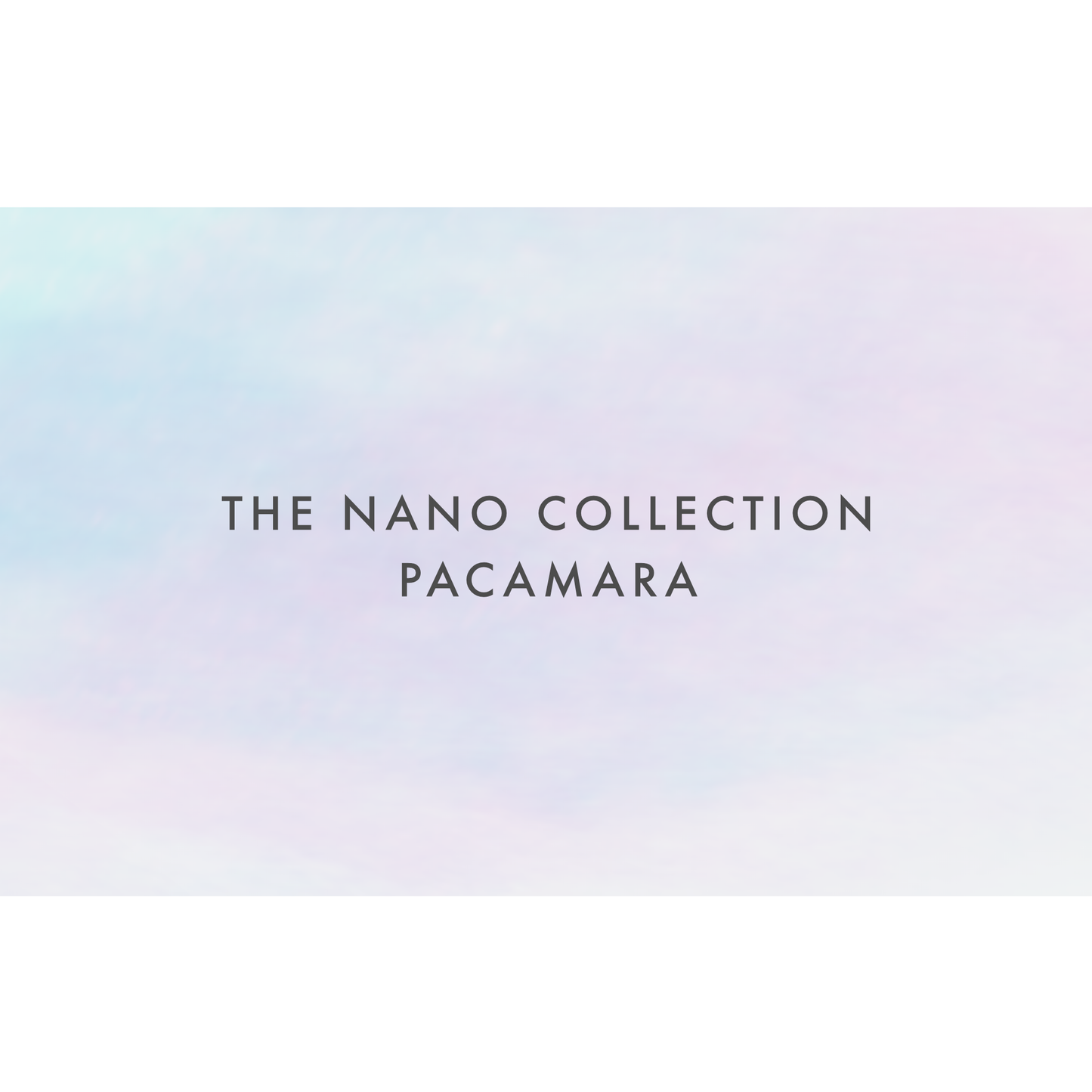 THE NANO COLLECTION：PACAMARA