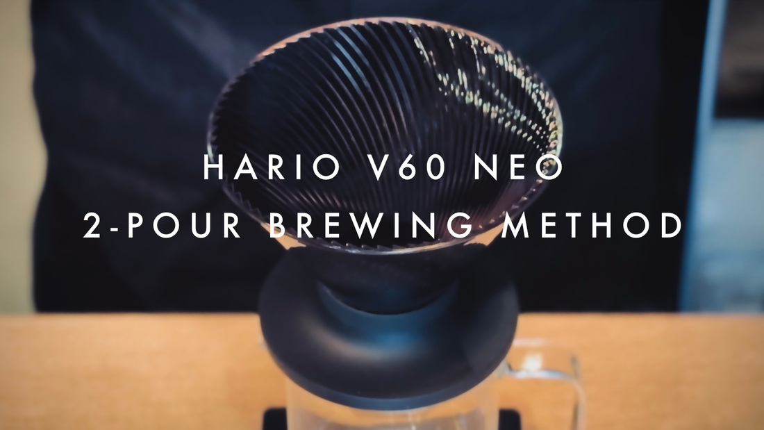 HOW TO BREW LIGHT ROAST COFFEE 2-POUR BREWING METHOD/RECIPE:HARIO V60 NEO